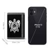 Guam Seal Turtle Trifold Wallet Portable Personalized Wallet Purse Card Holder with Zip Pocket for Men Women One Size view 2