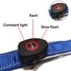 SSZYace Adjustable LED Horse Breastplate Collar, Nylon LED Night Flashing Light Bar Harness Tack Equestrian Safety Gear with 3 Lighting Modes and USB Rechargeable (Blue) view 4