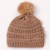 Baby Beaniess Hat, Infant Newborn Toddler Winter Warm Knit Pompom Cap for Little Boys Girls, Winter (Coffee, One Size) view 3