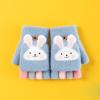 Winter Gloves for Toddler Kids Cartoon Boys Girls Soft Warm Wool Lined Gloves Full Finger Children (Blue, One Size) view 2