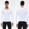 Yuerlian Men's Compression Shirts Long Sleeve, Base-Layer Tops Quick Dry Workout Crewneck T Shirts Sports Running Tops 1 Pack view 3