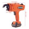 Weglae Rebar Tying Machine,8-34Mm Tier Tying Machine,12V Handheld Rebar Tier Gun,Automatic Steel Bar Rod Strapping Binding Tool with 2 Batteries for Steel Bar Rod Tying Binding view 3