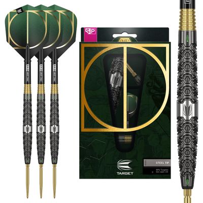 Target Darts Cult 01 90% Tungsten Swiss Point Steel Tip Darts Set, 23G | Swiss Point Dart Set, Tungsten Barrel, Professional Darts Set, Swiss Point Tool Included