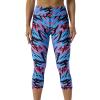 Capri Leggings for Women Tummy Control Printed Yoga Capris Squat Proof Workout Leggings for Women Liquify 1-3 X-Large view 2