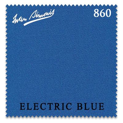 Iwan Simonis 860 Pool Billiard Table Cloth - Authorized Dealer (Electric Blue, 10 ft)