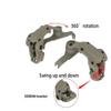 ArmorMason Rear Helmet Rail Attachment Kit Compatible with M-LOK, MSA Sordin & TCI Liberator Headsets (Tan) view 2