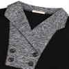 Bebonnie Womens Fall Fashion 2024, Ladies Sweaters Long Sleeve Casual Business Notch V Neck Work Outfits for Women Office Sweatershirts Pullover Tunic Tops to Wear with Leggings Multicolor Black L view 4