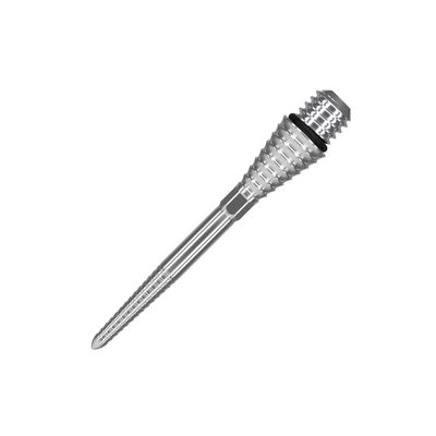 Target Darts Conversion Point Swiss Point Grooved Silver 30mm Darts Points - Convert Soft Tip to Steel Tip