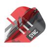 Target Darts Sync 01 23G 80% Tungsten Swiss Point Steel Tip Darts Set, Red, Silver and Black view 3