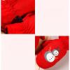 Kids Winter Gloves Waterproof Snow Ski Gloves Warm Unisex Camouflage Gloves for Cold Weather Girls Boys (Red, M) view 4