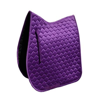 Rhinegold Velvet Hexagon GP Saddle Pad-Cob-Violet