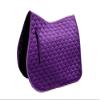 Rhinegold Velvet Hexagon GP Saddle Pad-Cob-Violet view 1
