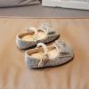 Fashion Autumn Girls Casual Shoes Rhinestone Sequin Bow Buckle Dress Shoes Dance Shoes (Silver, 2-2.5 Years Toddler) view 4