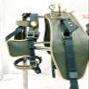 AMAZING HORSE STUFF Olive Green Nylon Driving Harness | Beige Patent Piping | Full | Cob | Pony | Shetland | Mini | (Pony) view 4