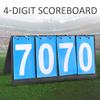 Scoreboard, 14.2x6.4in Score Keeper 4 Digital Table Top Flipper Scoreboard for Basketball Tennis Badminton Sports view 2