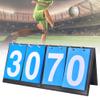 Scoreboard, 14.2x6.4in Score Keeper 4 Digital Table Top Flipper Scoreboard for Basketball Tennis Badminton Sports view 3