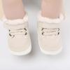 10c Boys Shoes Infant Babys Fashion Autumn Winter Boys High Top Cotton Shoes Toddler Toddler Sneaker Size 5 White view 3