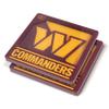 YouTheFan NFL Washington Commanders 3D Logo Series Coasters view 1