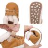 10c Boys Shoes Infant Babys Fashion Autumn Winter Boys High Top Cotton Shoes Toddler Toddler Sneaker Size 5 Khaki view 4