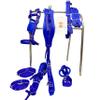 AMAZING HORSE STUFF Blue Nylon Horse Driving Harness for Single Horsecart (Mini) view 1