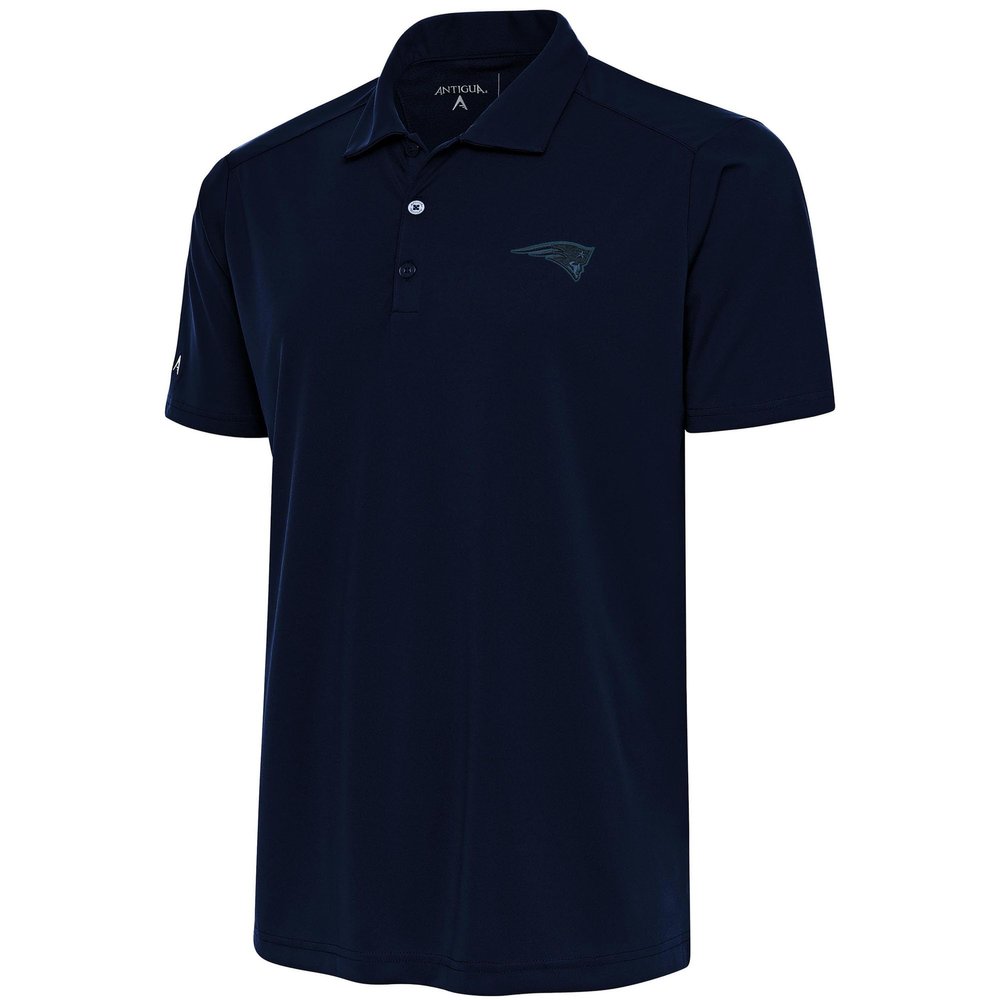 Antigua Men's Navy New England Patriots Tonal Logo Tribute Polo