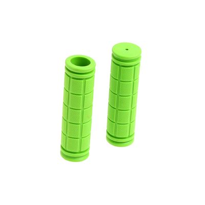 1 Pair Kids Bike Grips Anti-Slip Rubber Bike Handlebar Grips for BMX MTB Bicycle Mountain Bike Scooter Folding (Green)