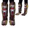 MMA Shin Instep Pad Kick Thai Pad Kick Boxing Guard Protector Leg Foot Guard(Gold Black, Small/Medium) view 1