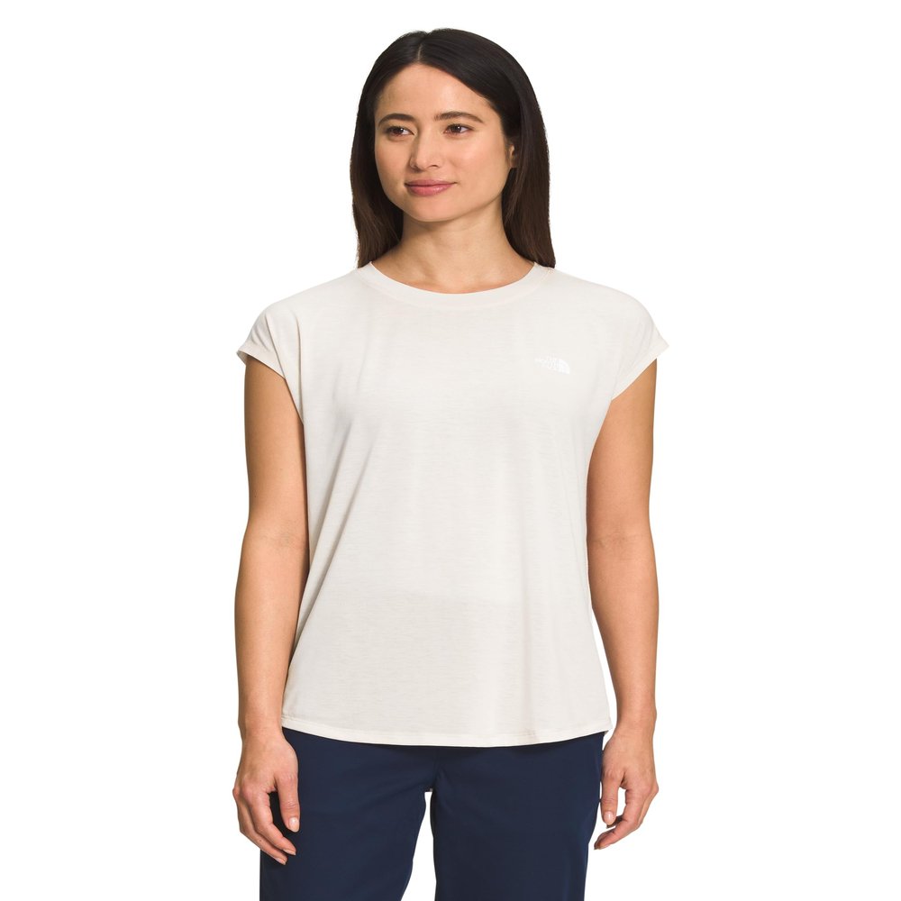 The North Face Wander Slitback Womens Shirt Gardenia White Sz M