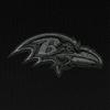Antigua Men's Black Baltimore Ravens Tonal Logo Tribute Polo view 2