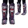 MMA Shin Instep Pad Kick Thai Pad Kick Boxing Guard Protector Leg Foot Guard(Grey Black, L/XL) view 1