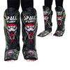 MMA Shin Instep Pad Kick Thai Pad Kick Boxing Guard Protector Leg Foot Guard(Green Black , Large/X-Large) view 1