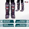 MMA Shin Instep Pad Kick Thai Pad Kick Boxing Guard Protector Leg Foot Guard(Grey Black, Small/Medium) view 4