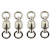 Zikablle 10pcs High Strength Rolling Swivel Ball Bearing Fishing Swivels Accessory Strong Solid Welded Rings Barrel Fishing Swivel Snap Connectors (10pcs 7#) view 2