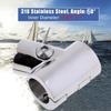 1Pack 60/90 Degree Marine 316 Stainless Steel Boat Handrail Tee Fitting Hardware, Pipe/Tube Connector Clamp Hardware Boat Accessories for Pipe/Tube 22/25mm (22mm 7/8inch, 60 Degree) view 2