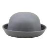 Beanies Winter Hats for Women Soft Warm Solid Hat Roll Up Brim Panama Bowler Hat Bucket Hat Mens Womens Hats Grey view 1