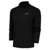 Antigua Men's Black Philadelphia Eagles Tonal Logo Tribute Quarter-Zip Pullover Top view 1