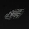 Antigua Men's Black Philadelphia Eagles Tonal Logo Tribute Quarter-Zip Pullover Top view 2