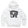 Slug Life Sweatshirt, Snail Without Shell Sweatshirt, Slug Pun Hoodies, Funny Unisex Distressed Graphic Sweatshirt, Slow Crawling Slug Top Sweatshirt view 3