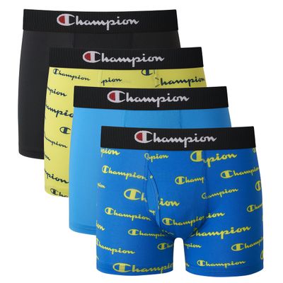 Champion Boy's Everyday Active Lightweight Stretch Boxer Briefs - 4 Pack