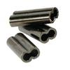 Zikablle 100pcs Brass High Strength Double Barrel Crimping Sleeves Copper Double Fishing Wire Tube Finish Connector (2.0mm Inner Diameter) view 1