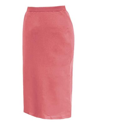 Monterey Club Women's Wool Knitted Long Skirt #2909 (Tropical Pink, Small)