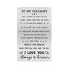 Alotozo To My Soulmate Valentine's Day Gifts - Soulmate Gifts for Him Men Her Women - I Love You Soulmate Wallet Card view 1