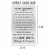Alotozo To My Soulmate Valentine's Day Gifts - Soulmate Gifts for Him Men Her Women - I Love You Soulmate Wallet Card view 2