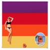 BINDLE Eco-Beach Blanket 10'x9' Extra Large, Recycled Lightweight Material, Sand Free Water Resistant Sandproof, Oversized Portable Picnic Mat for Outdoors Camping Travel, Sunset Vibes view 1