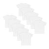 Hanes Boys Eco White Crew Undershirts, 10 Pack, Size M view 1