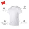Hanes Boys Eco White Crew Undershirts, 10 Pack, Size M view 4