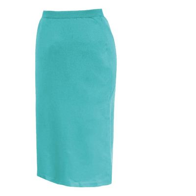 Monterey Club Women's Wool Knitted Long Skirt #2909 (Turquoise, Small)
