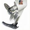 Hydro-Shield Hydrofoil Boat Stabilizer - Skeg-Mounted Shield for Motors with Marine Grade Mounting Bracket - Available in 4 Sizes - Improve Performance, Shield Your Propeller, and Protect Marine Life view 1