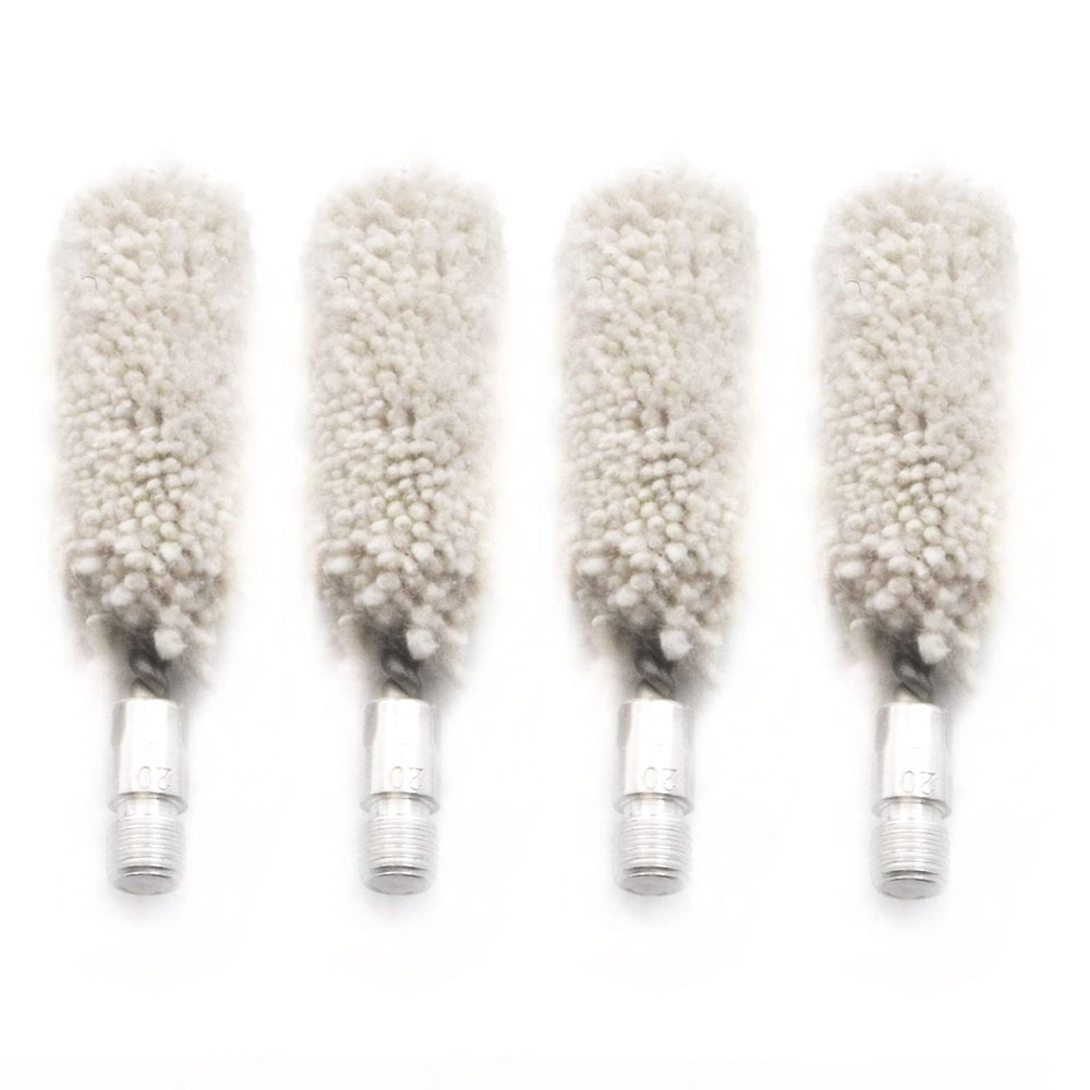 Estary Ranking 10 Pack Gun Cleaning Bore Cotton Mops Brushes 8-32 5-16 or 5-40 Threaded (20GA)