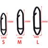 100Pcs Power Clips Fishing Clip Speed Clip Fishing Fast Snap Clip Fishing Speed Clips Connector Easy Fast Change Lure Snap Quick Change Lure Connector for Freshwater Saltwater (Medium 70LBS 100pcs) view 3